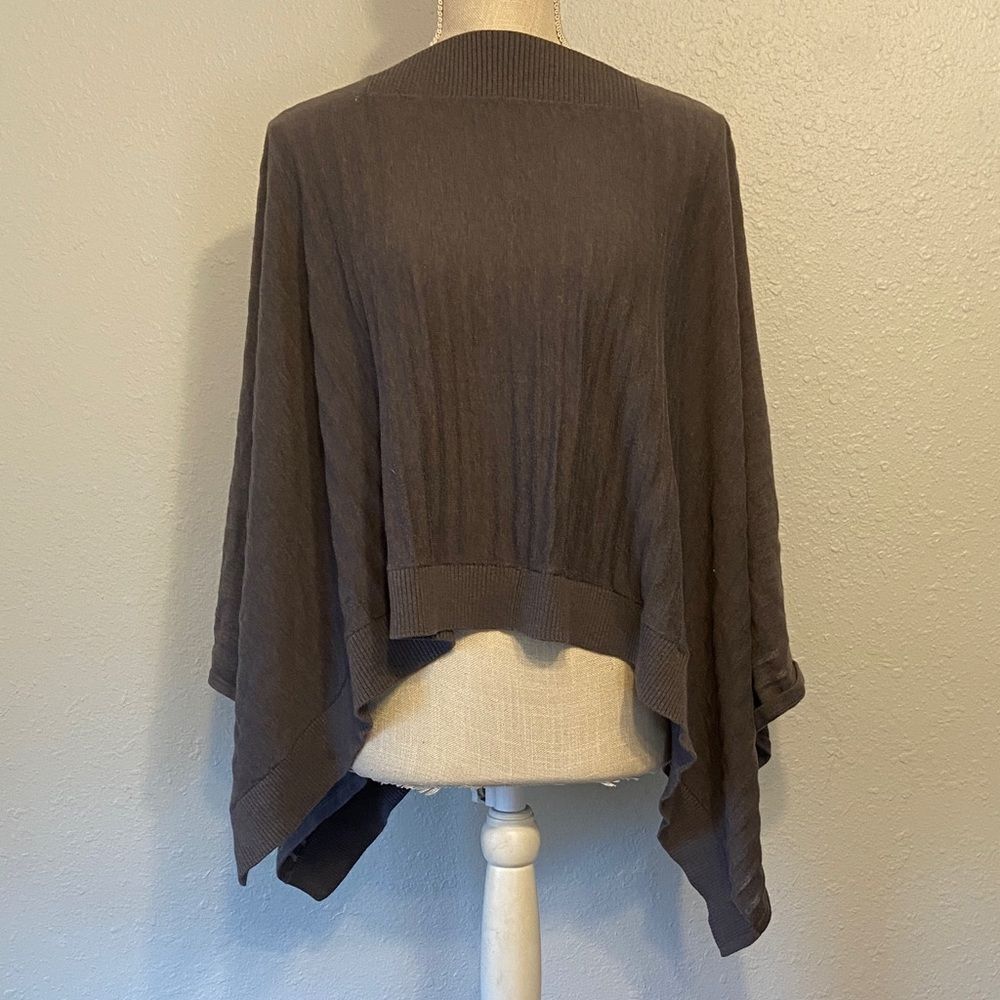 Lululemon Heathered Moonwalk Gray Forward Flow Poncho One Size